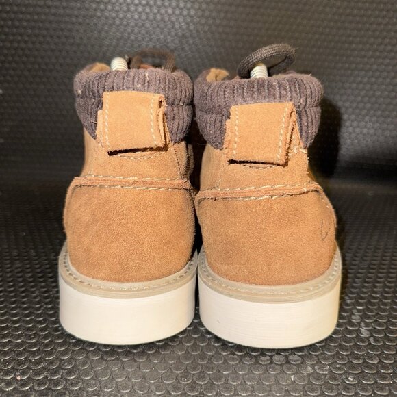 Clarks Barnes Mid Moc Toe Brown Suede Outdoor Comfort Boots Men's Size 7.5 - Picture 3 of 8